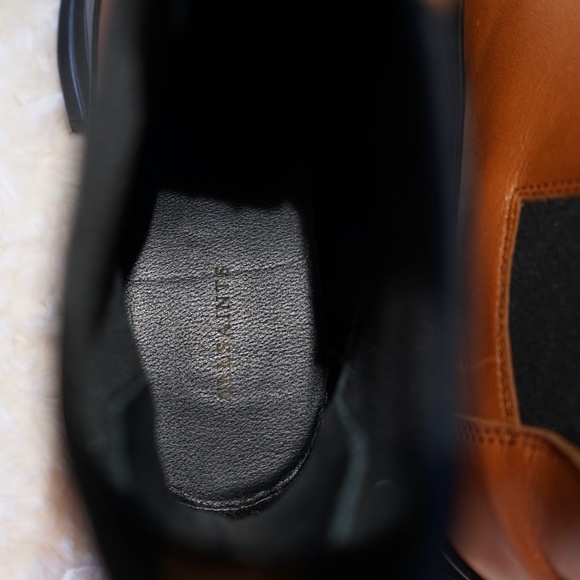 All Saints Harlee Lug Sole Chelsea pull on Leather Boot  - Tan brown - 37/ 7US - Picture 7 of 11